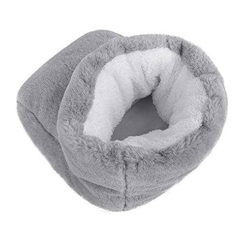 Furry USB Electric Heated Foot Warmers Winter Home Office Thick Plush Foot Heater Thermal Heating Pad Cushion Heat Therapy Feet Warmer Boots Shoes for Men Women — view 5