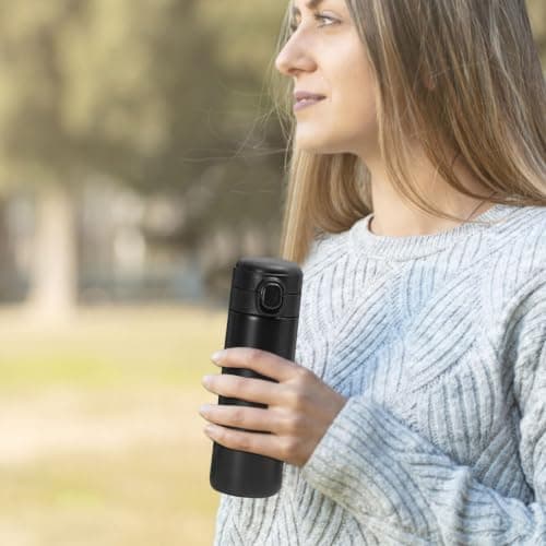 Insulated Water Bottle Thermal Travel Coffee Tea Cup — view 2