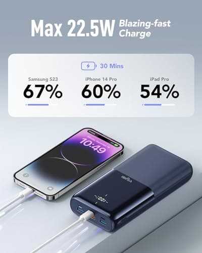 VIYISI Power Bank 30000mAh 22.5W Fast Charging Portable Charger — view 3