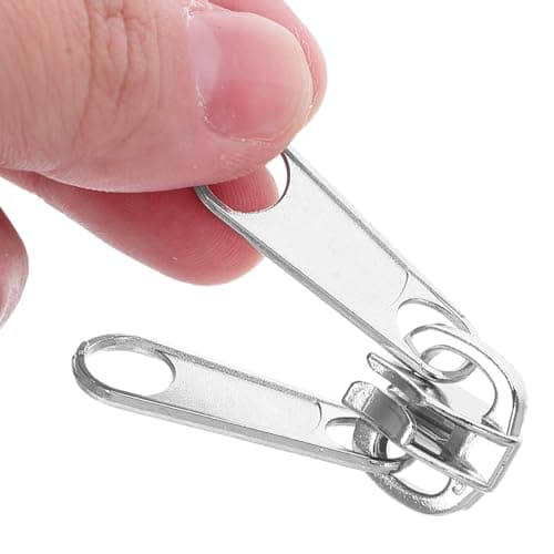 Alasum Zipper Repair Kit 20pcs with Dual-Sided Zinc Alloy Slider and Detachable Puller Featuring Smooth Glide Technology Universal for Jackets and Nylon Bags for Outdoor Gear Repair — view 4