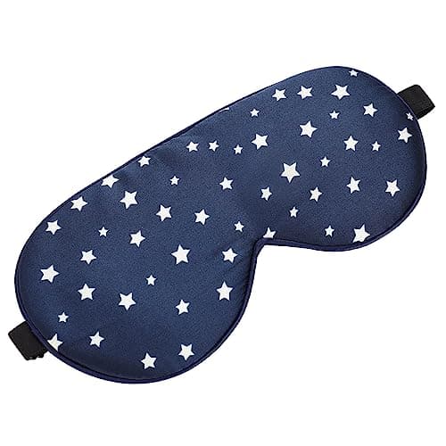 Alaska Bear Mulberry Silk Sleep Mask, Cool and Smooth (Navy Stars) — view 2
