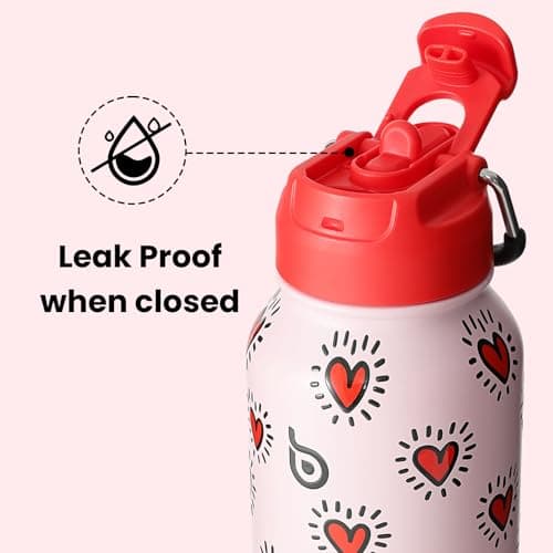 BOTTLE BOTTLE Insulated Water Bottle 950ml Stainless Steel with Straw and Pill Box — view 4