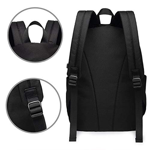 Coral Red Print Laptop Backpack 17 Inch With Usb Charging & Headphone Port, Waterproof Stylish Computer Bags For School Business Travel Work Student Teacher — view 6