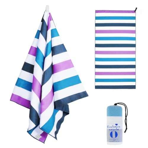 Exclusivo Mezcla Oversized Microfiber Beach Pool Towel for Adults, 180x90cm