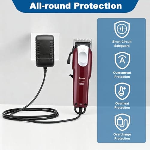 4V 2A Clippers Charger for WAHL 5 Star Magic Clip 8148 8164 8504 8591 1919 — view 4