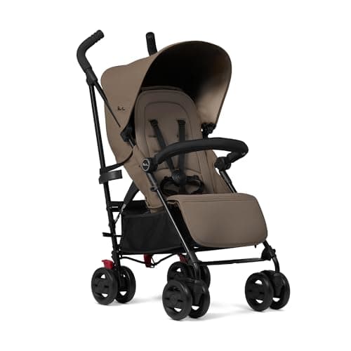Silver Cross - Pop Pushchair - Foldable Travel Stroller - Buggy - Adjustable/Lie Flat Seat - Newborn to 4 Years - Cobble