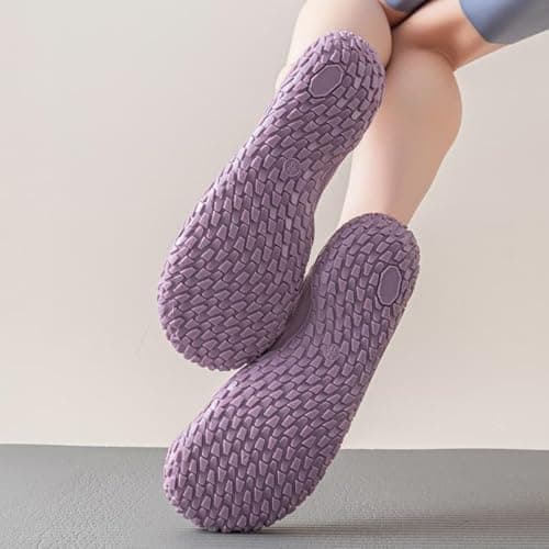 Barefoot Shoes, Treadmill Shoes, Women's Treadmill Shoes, Lightweight Socks, Comfortable Indoor Shoes, Comfortable for Travel and Dancing, Lavender, 5 UK — view 3