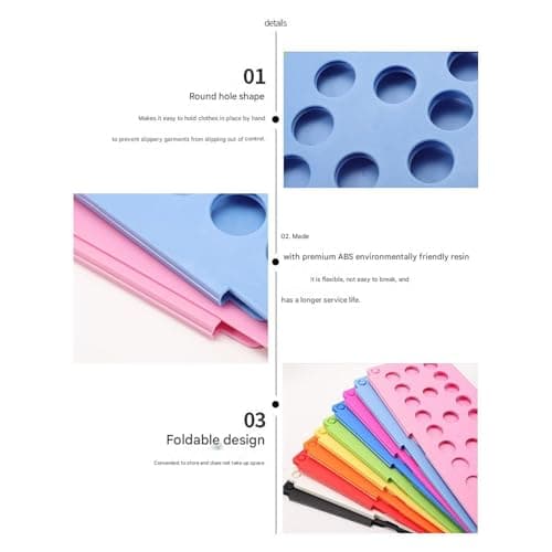 Multifunctional Garment Folder Tool Adjustable Laundry Folding Aid Garment Helper for Organizes Shirts Pants Dress Clothes Folding — view 5