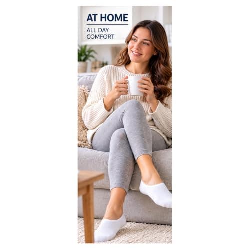 ArkXani® 3 Pairs Women’s Bamboo Trainer Socks Ladies Low Cut Ankle Socks Lightweight Breathable Socks for Trainers Sneakers Loafers Running Walking & Everyday Wear, UK Size 4–7 (Pack of 3, White) — view 2