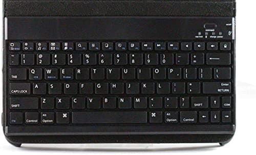 Navitech Folding Leather Folio Case & Stand With Bluetooth Keyboard Compatible With Blackview Tab18 Tablet 12 Inch — view 2