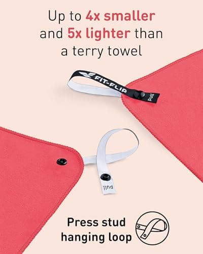 Fit-Flip Microfibre Towel - Compact, Ultra lightweight & Quick dry — view 3