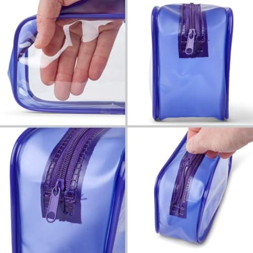 Purple Projekt Large Clear Pencil Case for Girls Back to School — view 6