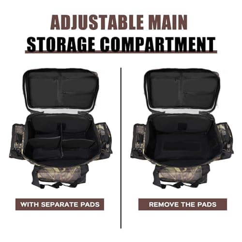 Seaknight Carp Fishing Bag SK003 Single Shoulder Sea Fishing Tackle Bags Holdall Camouflage Outdoor Carryall Bag Hiking Travel Pack 50CM*28CM*27CM — view 5