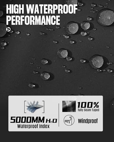 33,000ft Men's Packable Waterproof Jackets Lightweight Breathable Raincoat — view 3
