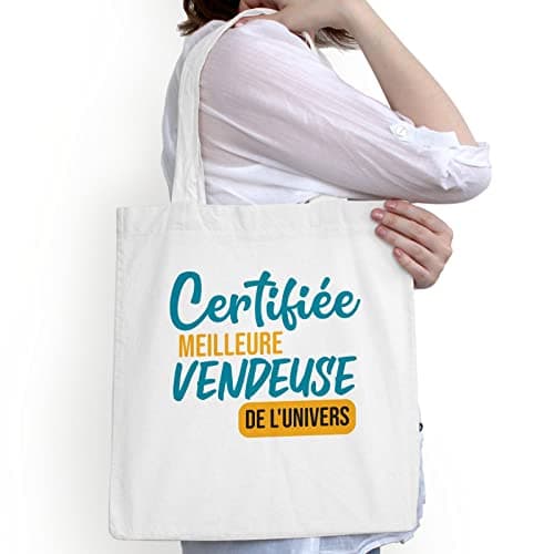 Fabulous Large shopping bag for the beach, student, certified, best seller in the world of shop, white, One Size — view 2
