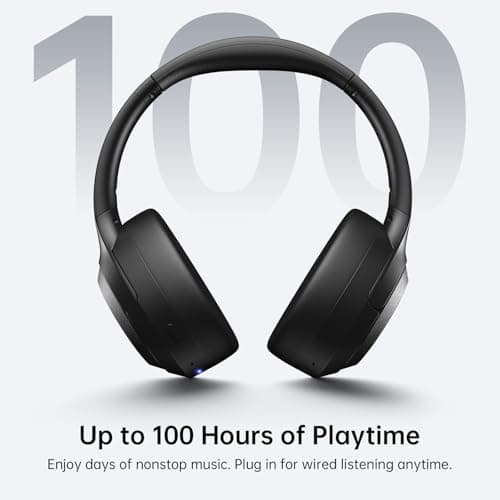 EKSA P300 Hybrid Active Noise Cancelling Headphones for Travel Office Home — view 5