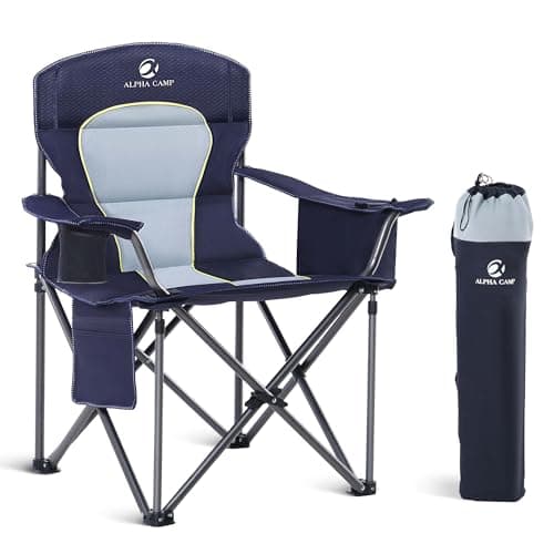 ALPHA CAMP Camping Chairs for Adults Camping Chairs for Heavy People