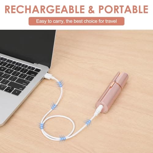 Facial Hair Remover for Women Face Hair Trimmer Rechargeable Facial Shaver — view 5