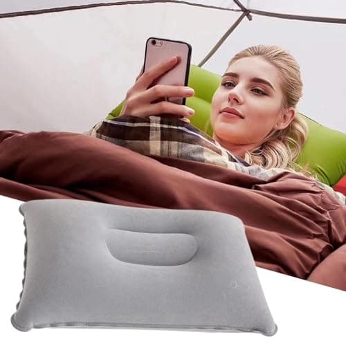 Inflatable Pillow Lightweight Ergonomic Cushion Portable — view 3