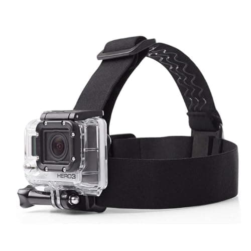 Reflex Camera Head Mount Compatible with GoPro Hero 13/12/11/10/9/8/7/6/5/4/3 & DJI Osmo Action Cameras. Adjustable Head Strap - Perfect GoPro Head Mount — view 2