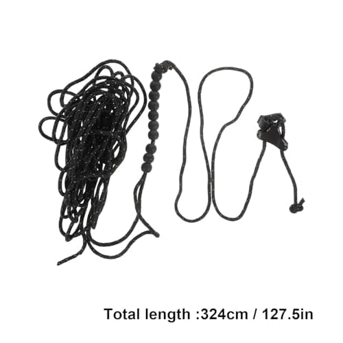 Portable Windproof Travel Clothesline Rope 3.2m Polyester Anti Skid — view 2