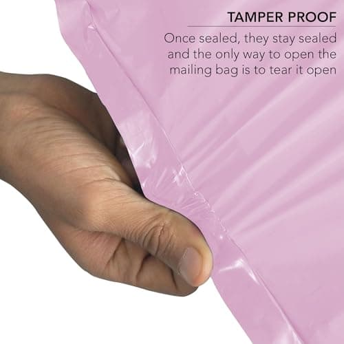 25 x Strong Large Baby Pink Mailing Postal Postage Bags 17 x 24 Packaging Mailers [Use in Parcel, Delivery, Shipping, Mail, Package] [432mm x 610mm] Pink — view 5