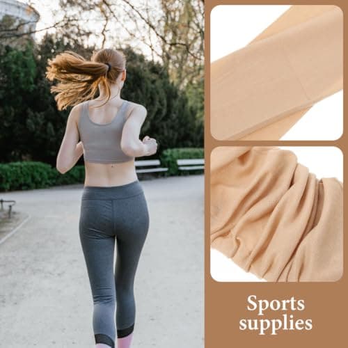 Gadpiparty Tattoo Cover Arm Sleeve Compression 2pcs for Women, Khaki Cloth — view 6