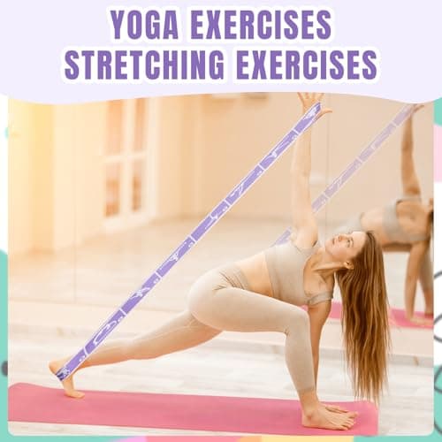 Meng Jiaran 2 Pcs Stretching Bands Yoga Straps with 8 Adjustable Loops — view 6