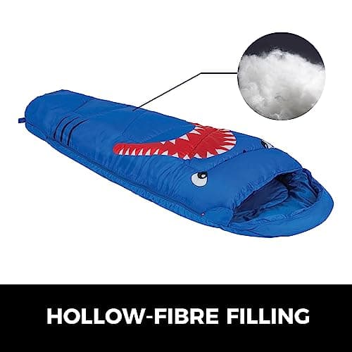 Kids Sleeping Bag by Highlander - Mummy Style - Themed Carry Backpack for Easy Transportation - Lightweight and Warm - Perfect for Camping, Hiking, and Sleepovers. Junior Warm Snuggle Sleeping Bags — view 5