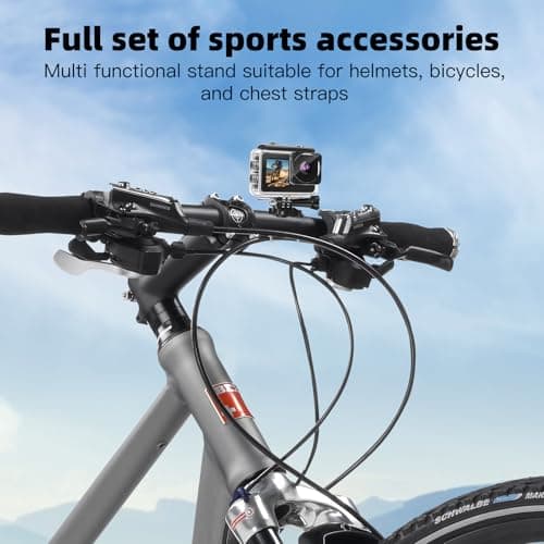 Waterproof Action Camera with 2" & 1.3" Dual Screens，Underwater Camera 40M — view 5
