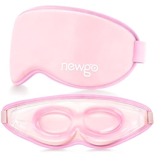 NEWGO Cooling Gel Eye Mask, 3D Blocking Weighted Sleep Mask