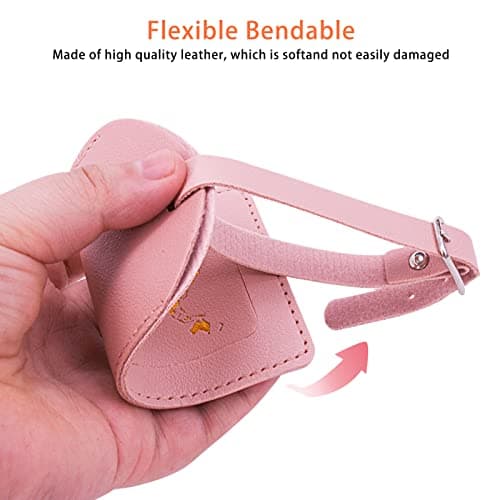 Udewo 3 Pcs Leather Baggage Labels, Luggage Tags Personalised Leather Luggage Tags Suitcase Labels Tags Travel Labels Tag Holder for Luggage Cruise Waterproof Travel Accessories — view 3