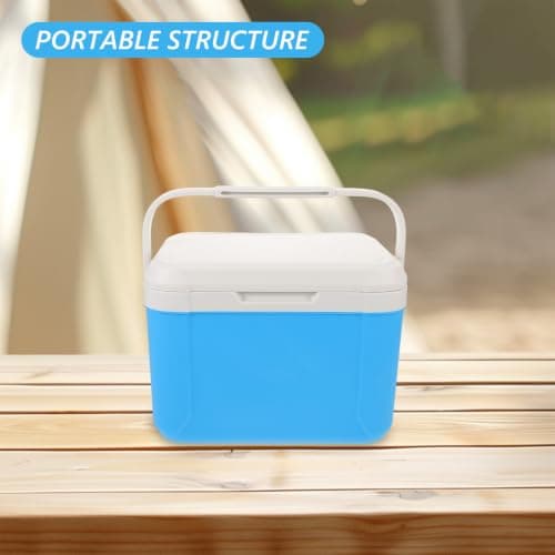 Portable Outdoor Cooler Box 5.5l PU with Ice Pack for Road Trips — view 5