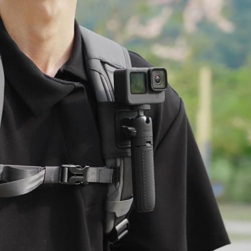 ULANZI MT88 Compact Travel Tripod - Portable Mini Tripod With 1/4 Inch Screw, Vlogging Mount - Compatible With DJI Pocket 3/Pocket 4, Insta 360 X5, DJI Osmo Action 5/4/3, Other Action Cameras — view 5