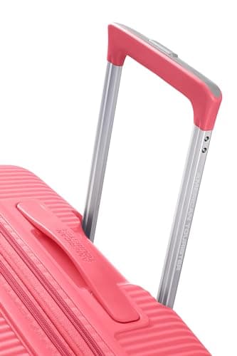 American Tourister Soundbox - Hard Shell Suitcase 77 cm Large - Trolley Suitcase with 4 Wheels, TSA Lock, Expandable & Light - 97/110 L - Pink (Sun Kissed Coral) — view 6