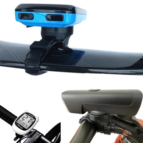 Luoyuanjia Bike Computer Mount Out Front Bike Mount Adjustable Bicycle Mount with Strap，Compatible with Garmin Edge, iGPSPORT, XOSS, CooSpo Magene GPS for Road Bikes/Folding Bikes, MTB — view 5