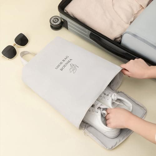 ARVALOLET Portable Shoe Pouches Organizer Waterproof Portable Shoe Sorting Pouch -Proof Portable Small Shoe Organizer for Travel Walking Hiking — view 5