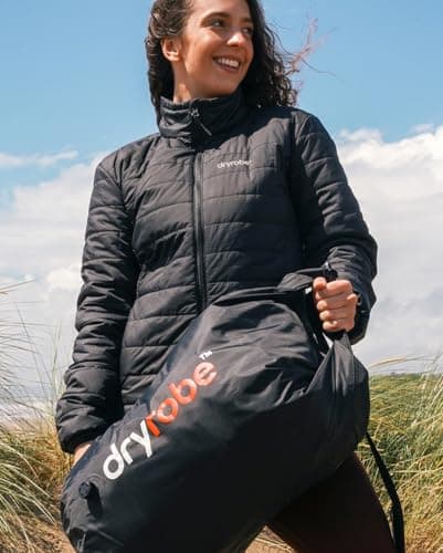 Dryrobe Travel Compression Bag - Large Compact Waterproof Bag for Travel & Sports Storage - Wet Bags for Swimming/Surfing/OCR - Stuff Sack for Wet Clothes with Roll Up Closure - 33 L - Black — view 5