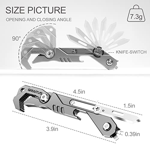 7in1 Multi Tool Wrench Gifts for Men Camping Accessories — view 2