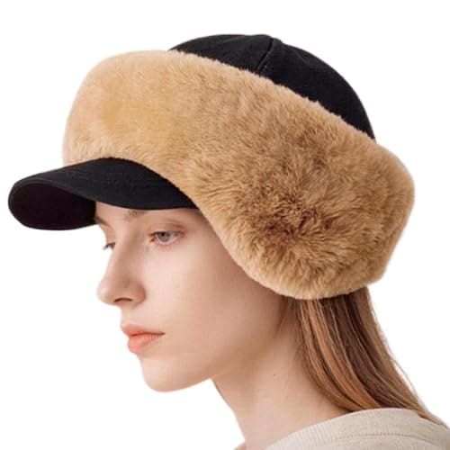 Plush Ear Warmers - Foldable Winter Earmuffs, Cute Soft Frost Protection He