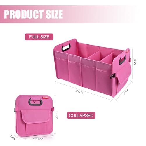 OEMASSIVE Car Boot Organiser 55L - Foldable Multi-Compartment Boot Tidy — view 6