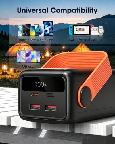 60000mAh Laptop Power Bank USB C 65W Fast Charging Portable Charger — view 6