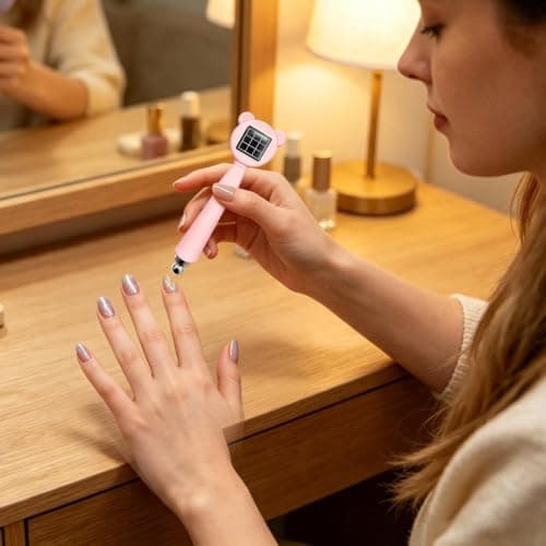 Magnetic Nail Tool Ergonomic Cute Panda Multifunctional Manicure Pen — view 2