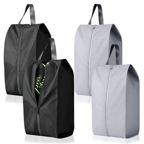 4 PCS Shoe Bags for Travel, 42x24x18cm Portable Shoes Storage Pouch
