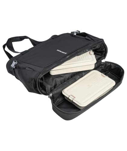 Stanley Vitalize Macro Method Tote| Gym, Work & Travel Bag with Laptop Sleeve | Expandable Bottom Pocket | Tumbler & Water Bottle Pockets | Durable Recycled Fabric | Black — view 6