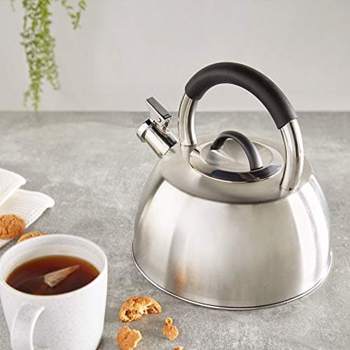 VonShef Stove Top Kettle, Stainless Steel Whistling Tea-Kettle — view 6