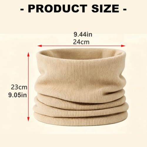 WRWIZDR Lightweight Neck Warmer for Adults, A — view 3