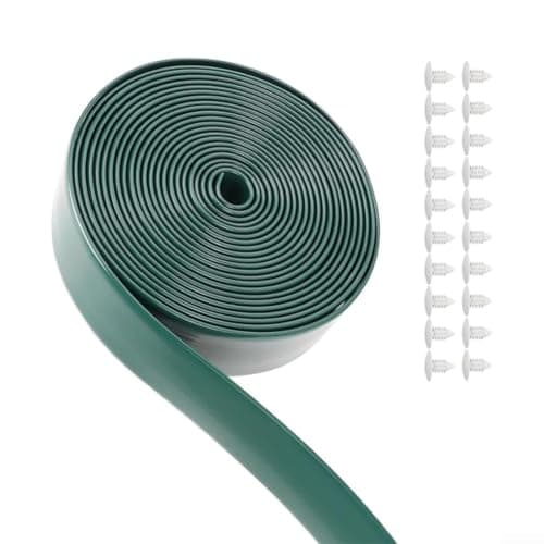 Qualoramall PVC Webbing for Chair Repair Garden Strapping Green Vinyl Tape for Outdoor Patio Beach Seat Restoration 20ft Kit Included(20FT)