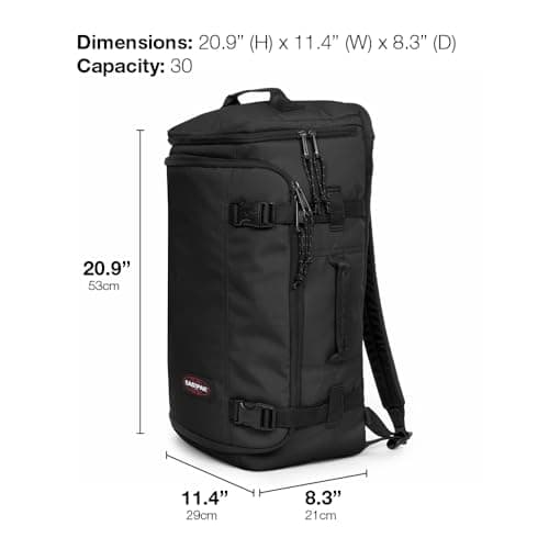 Eastpak Carry Pack Travel Duffel Backpack Laptop Sleeve Carry On Cabin 30L — view 5
