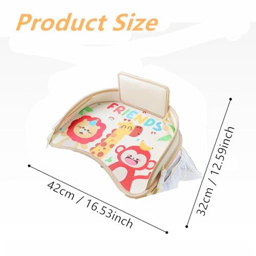 Kids Travel Tray, Car Seat Activity and Play Tray Organizer for Children — view 2